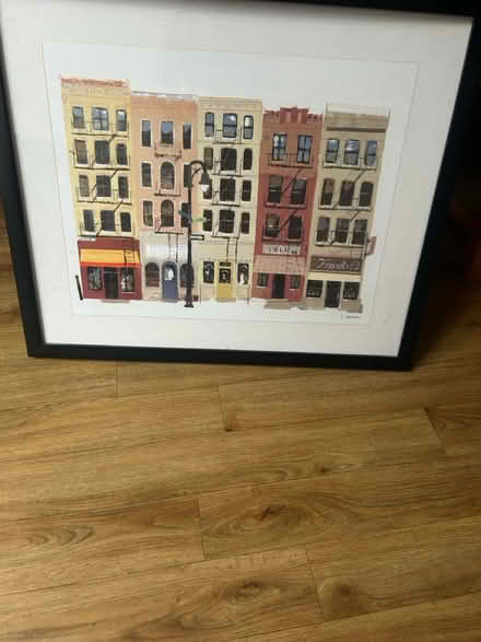 Photo of free print of houses in black frame (Formby L37 2HH) #1