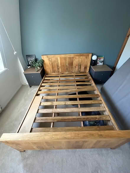 Photo of free King sized wooden bed frame (Finsbury Park N7) #2