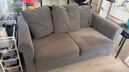 Photo of free IKEA 2 seater sofa and footstool (DA15 Sidcup) #2