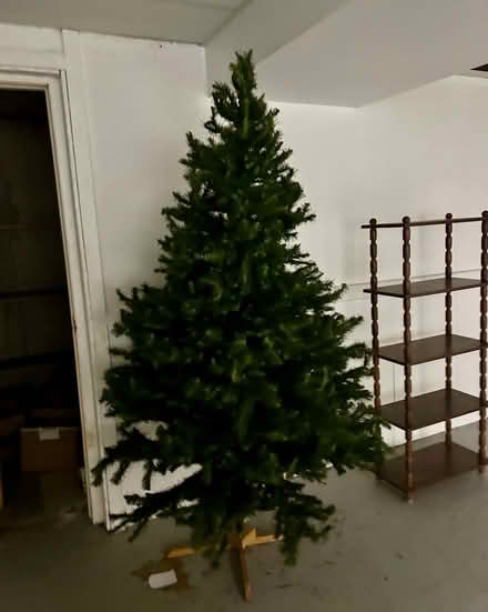 Photo of free Christmas Tree (7 foot ish) (Davis Drive and Leslie.) #1
