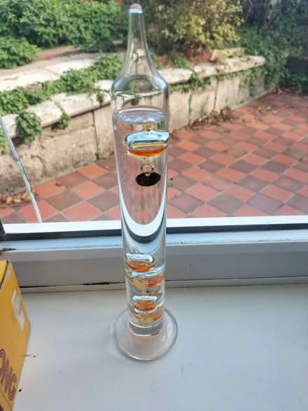 Photo of free Galileo thermometer (Stone Cross BN24) #1