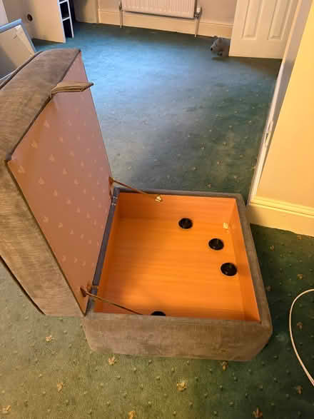 Photo of free 2x 2 seater sofa plus foot stall (SE18 Plumstead) #2