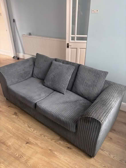 Photo of free Grey Corduroy Sofa (Whitefield M45) #3