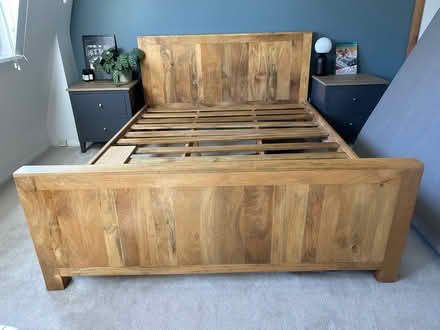 Photo of free King sized wooden bed frame (Finsbury Park N7) #3