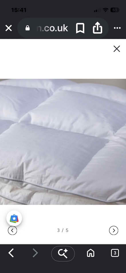 Photo of Double duvet cotton, clean, usable (White City W12) #1
