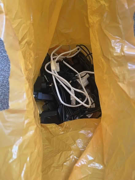Photo of free Bag of leads, plugs, and chargers (Weoley Castle B29) #1