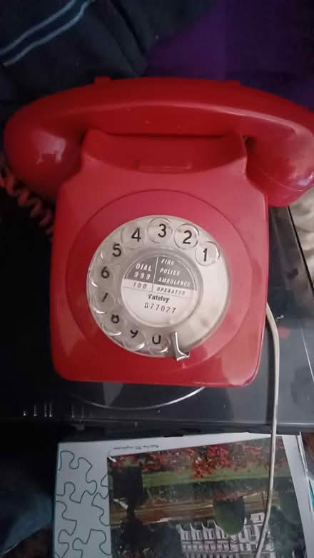 Photo of free Red dial telephone (TA14 6QW stoke sub hamdon) #1