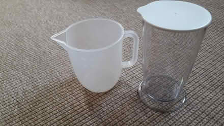 Photo of free 2 plastic measuring jugs (Stockbridge EH4) #1