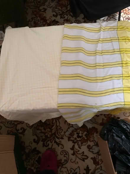 Photo of free 2 x tablecloths 1 small and medium (Willowtown NP23) #1