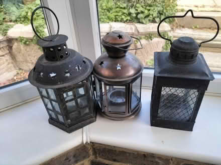 Photo of free Tea light candle lanterns (Stone Cross BN24) #1