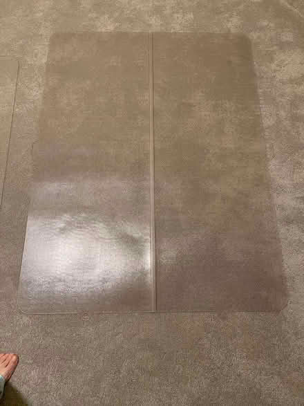 Photo of free Vinyl rug saver under desk (Somerset NJ near Rt 27) #1