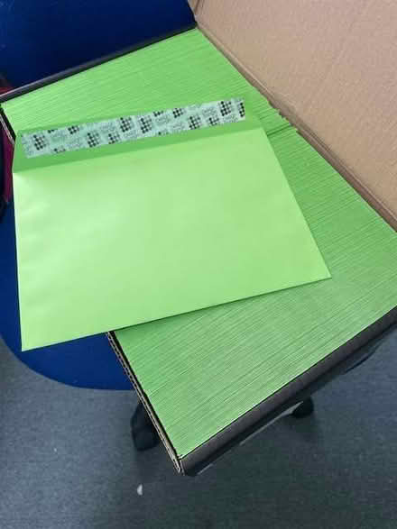 Photo of free Envelopes, Lime green (Petersfield GU32) #1