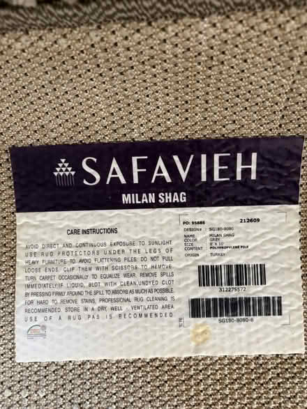 Photo of free 8’x10’ Mixed Gray High Pile Rug (Studio City) #3