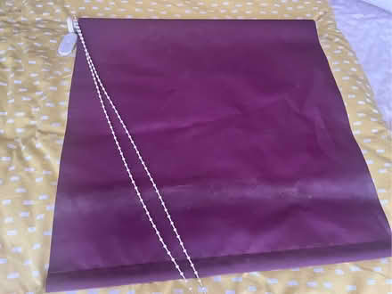 Photo of free Small dark purple roller blind (Fairfield LA1) #1