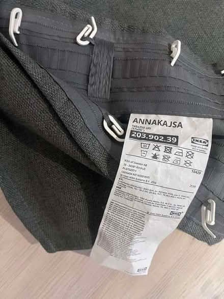 Photo of free Dark grey Dimout curtains (2x 145 x 250) + rails/brackets (Lower Weston BA1) #1
