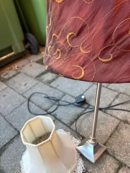 Photo of free Lamp plus two shades. (Titchfield PO14) #1