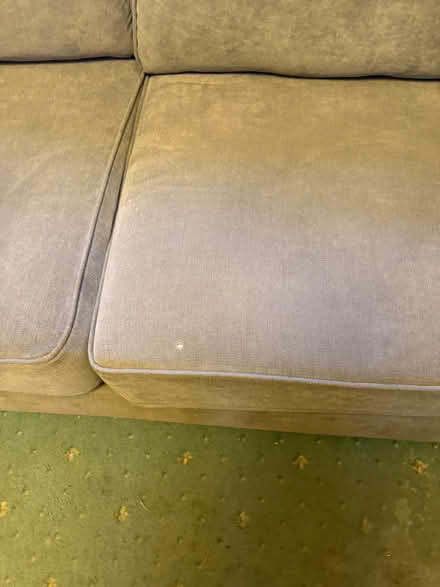 Photo of free 2x 2 seater sofa plus foot stall (SE18 Plumstead) #3