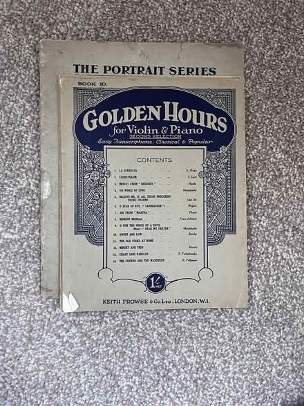 Photo of free Old Piano Sheet Music (Weoley Castle B29) #3