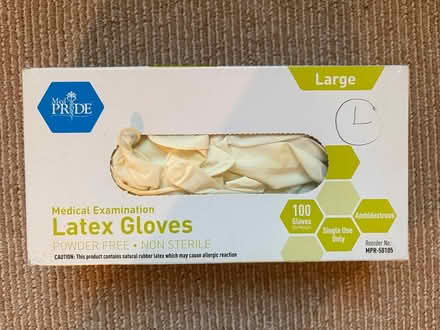 Photo of free Latex gloves (size Large) (Oakland) #1