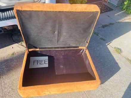 Photo of free Storage Ottoman, on wheels 36”x24” (Oakland) #2