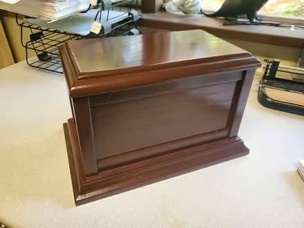 Photo of free Wood urn for cremated ashes (South Bellevue) #1