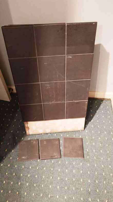 Photo of free Tiled wooden hearth (Stockport SK2) #1