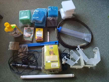Photo of free Miscellaneous Pieces Of Tropical Fish Kit (Upper Caldecote SG18) #1
