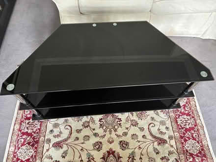 Photo of free TV Table with shelving (Dun Laoghaire) #2