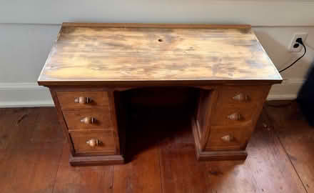 Photo of free Child's Kneehole 6-Drawer Desk (West Boxford) #1