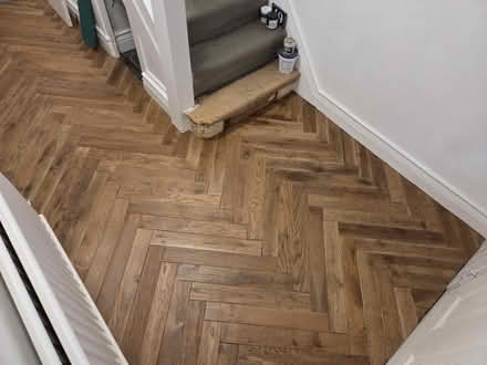 Photo of free Vintage Oak Herringbone Floor (Prestwich M25) #1