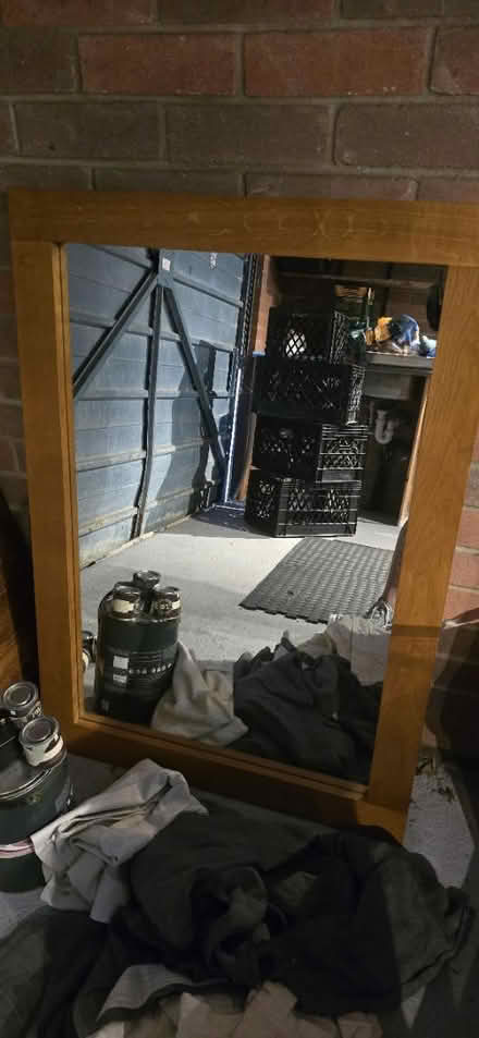 Photo of free Wooden mirror (BH232DY) #1