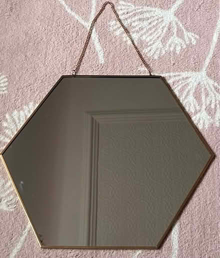 Photo of free hexagonal wall mirror (L17 Aigburth) #1