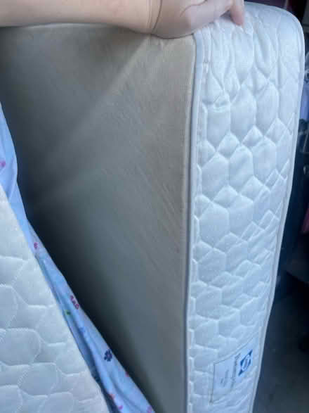 Photo of free Full size bed with topper (4th st Hanford) #4