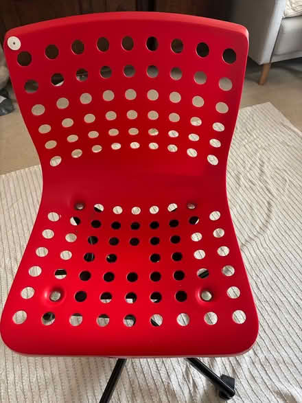Photo of free Swivel chair, red (Blackburn, BB2) #1