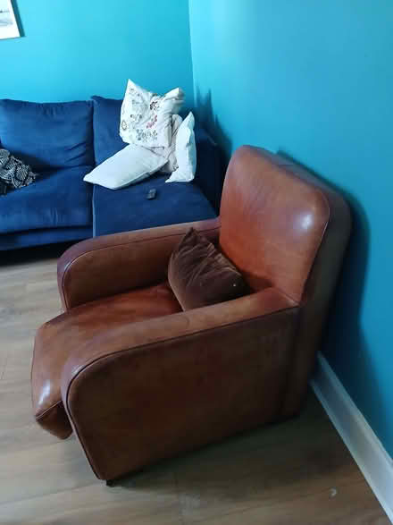Photo of free Leather chair (Plashet E7) #1