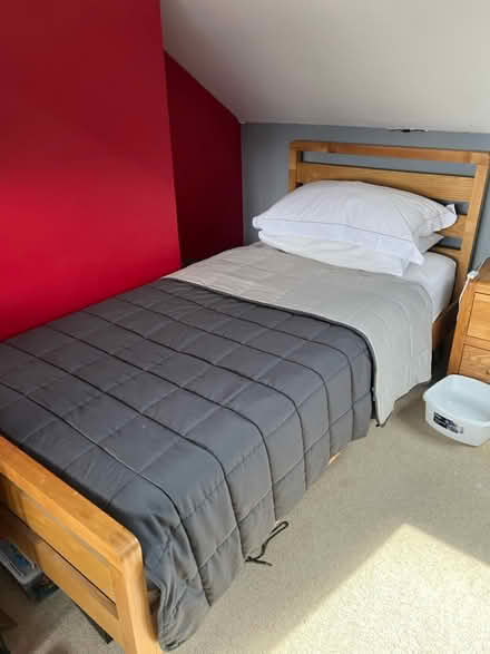 Photo of free Single bed frame and mattress (Elsenham) #1