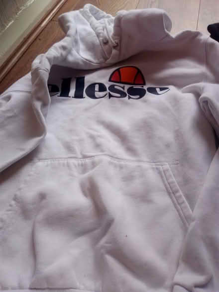 Photo of free Ellesse hoodie white medium (Ashhill walk Bd47jf) #1