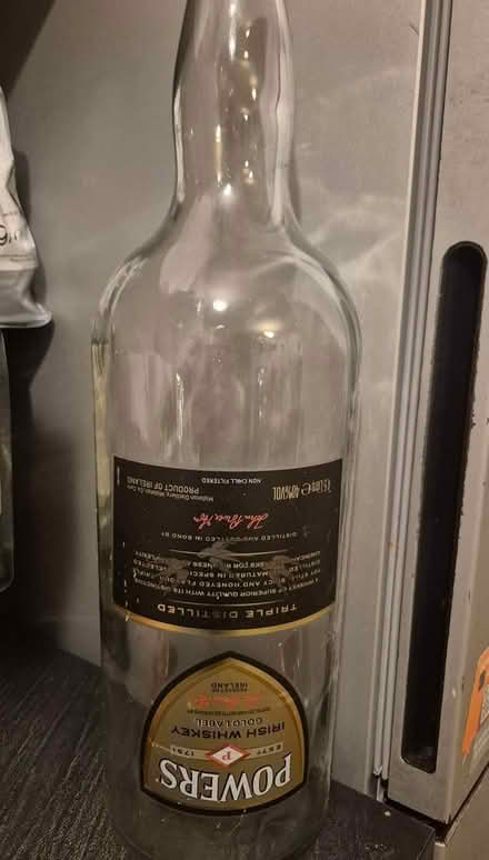 Photo of free Large whiskey bottle. Wonky lid (Terenure) #4