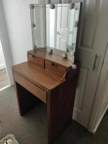 Photo of free Vanity table with attached lights (Knaphill GU21) #1