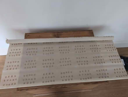 Photo of free John Lewis roller blind unused missing parts (Millbank SW1P) #1