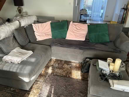 Photo of free Grey corner sofa and storage table (Hollingdean BN1) #4