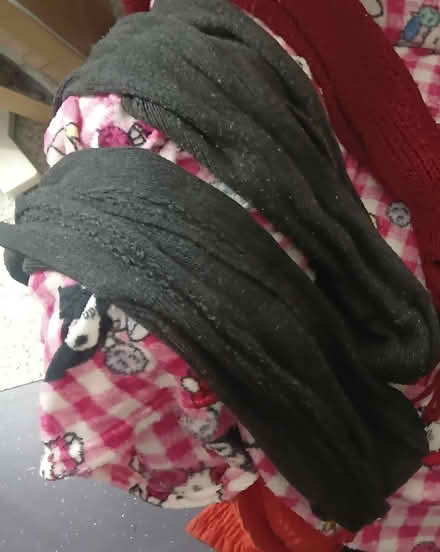 Photo of free 2 grey unisex neck scarves (Lewisham SE13) #1