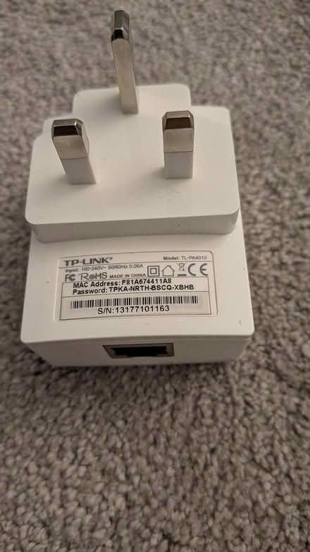Photo of free tplink powerline adapter (Chorlton M21) #1