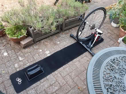 Photo of free Cycle trainer and bike wheel (Reigate RH2) #2