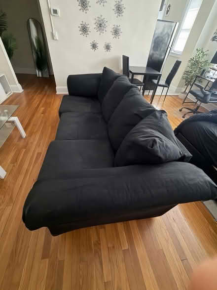 Photo of free Black Couch (Adam’s Morgan) #2