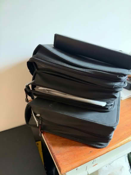 Photo of free Approx 200 mixed DVDs and CDs in Zip Cases (The Camp AL1) #1