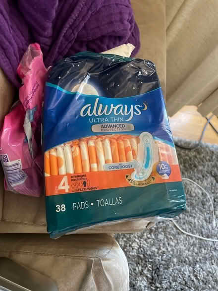 Photo of free Always pads (Pleasanton Val Vista) #1
