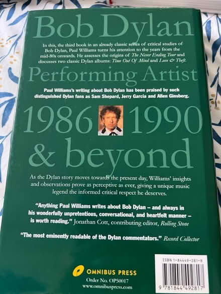 Photo of free Bob Dylan book (Battersea SW11) #2