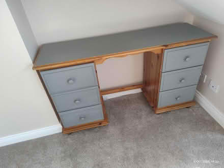Photo of free Pine chest of drawers/desk (Southsea PO5) #2