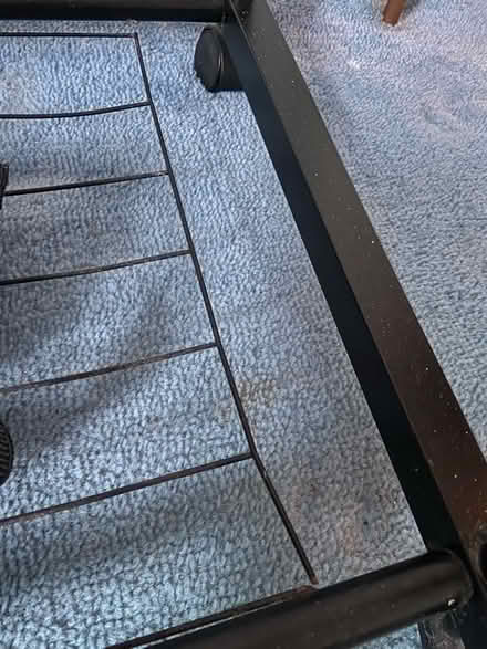 Photo of free Metal hanging rail, shelves, empty (St Just TR19) #2